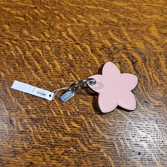 Coach Blossom Pink Keychain Bag Charm NWT - Picture 6 of 6